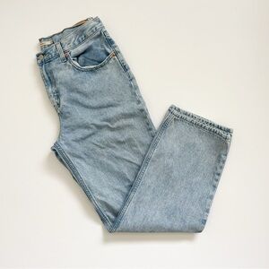 Levi’s Low Pro Straight Light Wash Low Rise Baggy Boyfriend Jeans